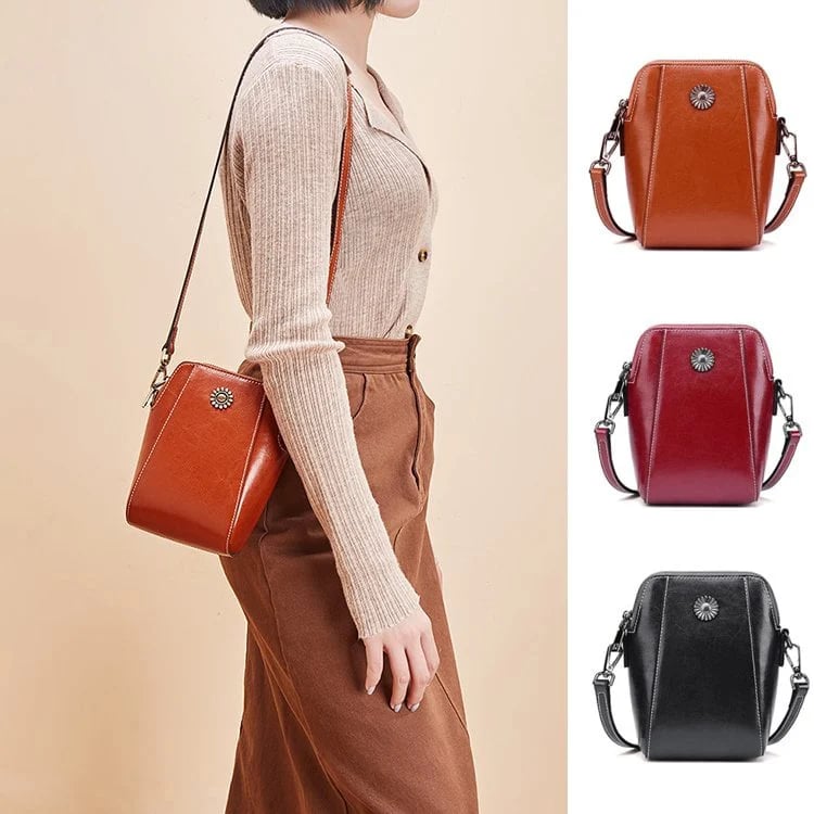 【🔥Vásároljon egyet egy ingyenes】✨Mini Crossbody táska puha bőrből