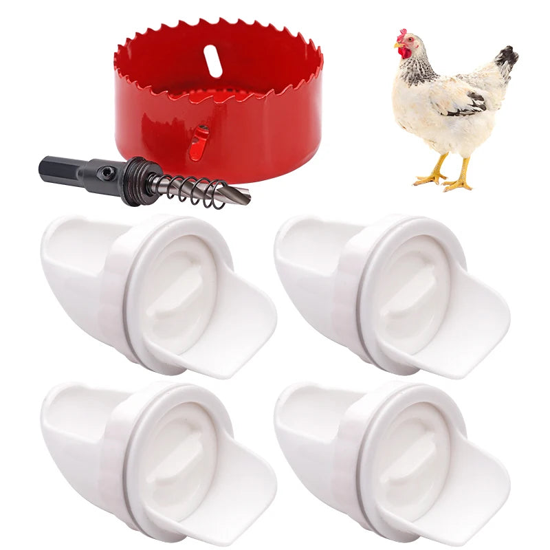 🐓 Automata etető csirkék, kacsák és libák számára