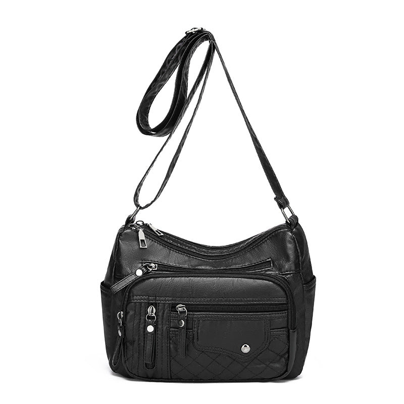 🔥2024 Új, nagy kapacitású puha bőr válltáska/crossbody táska