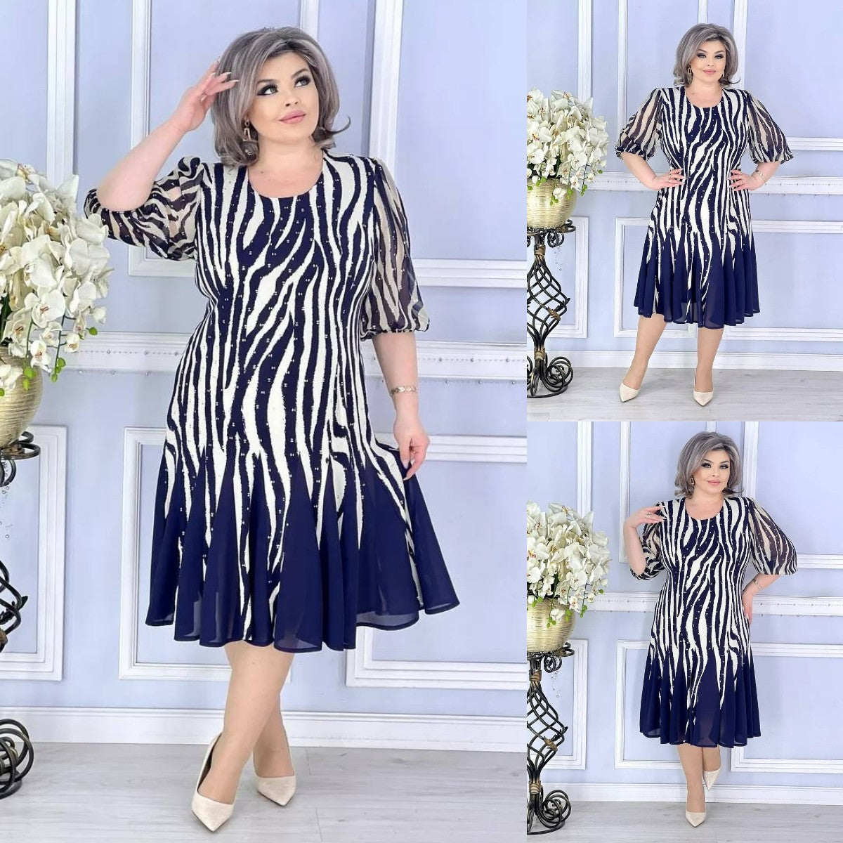 💙【Kiárusítás】🌸【S-5XL】Új elegáns nyári ruha fesztiválokra