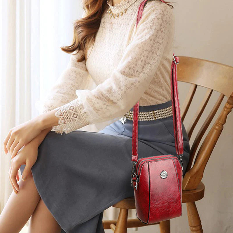 【🔥Vásároljon egyet egy ingyenes】✨Mini Crossbody táska puha bőrből