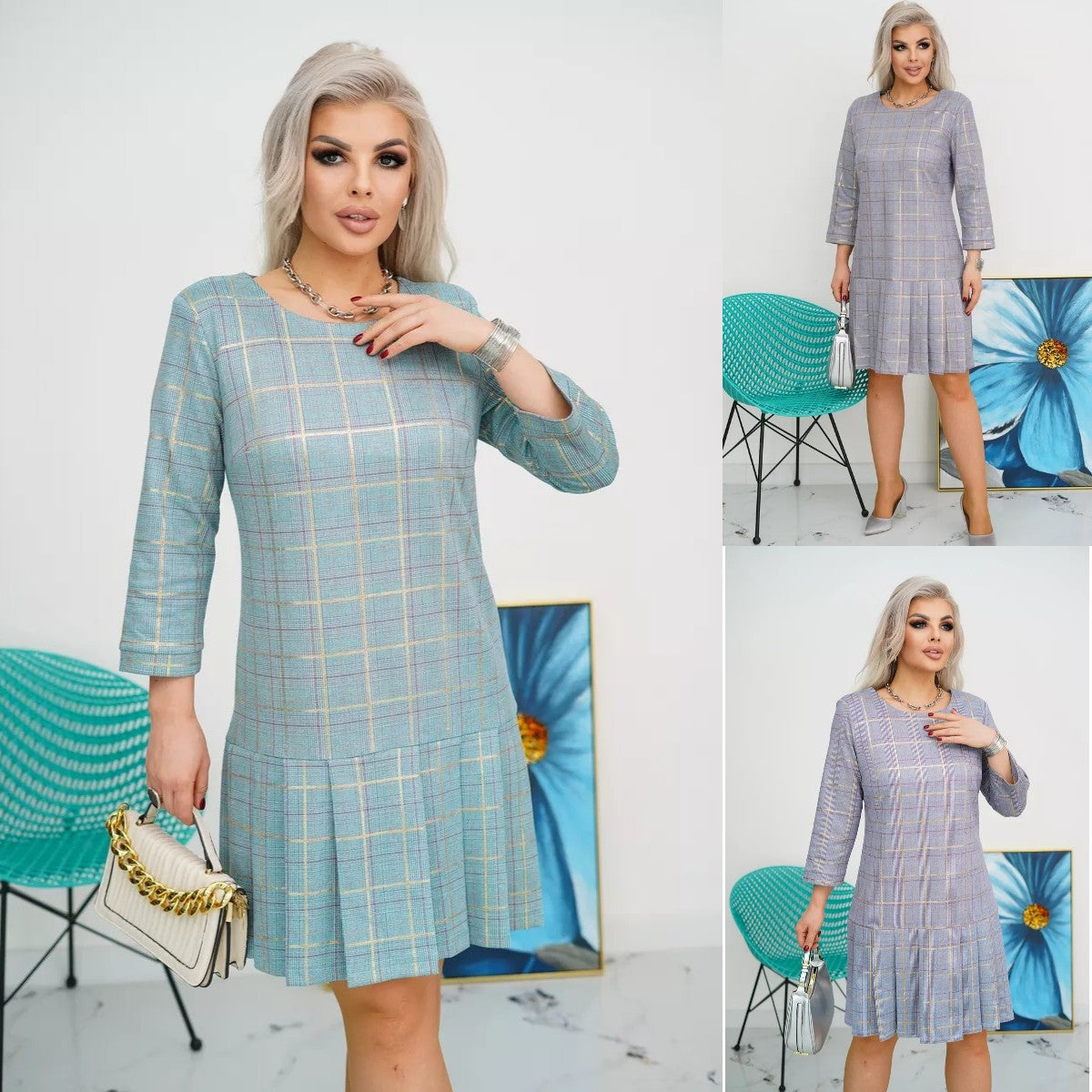 💜💚【S-5XL】Kiváló minőségű divatos ruha
