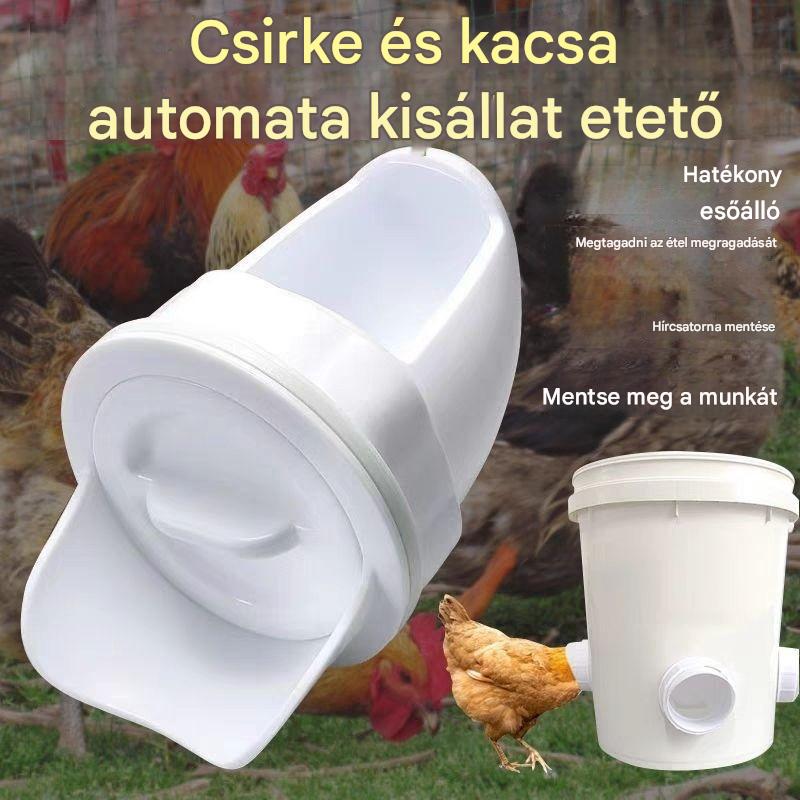 🐓 Automata etető csirkék, kacsák és libák számára