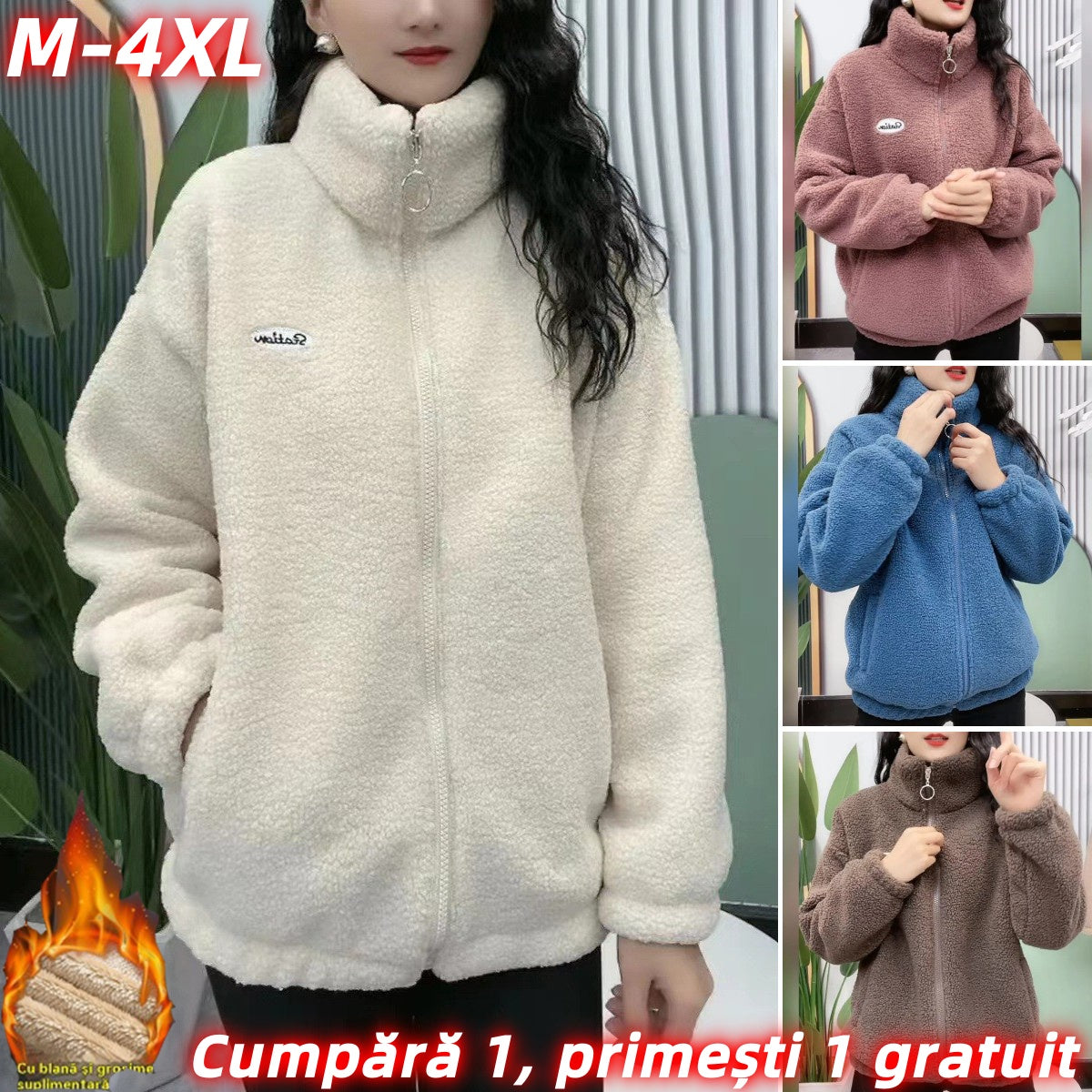 đ„ăM-4XLăđ TĂ©li polĂĄr ruhĂĄzat, pamutkabĂĄt, vastag bĂĄrĂĄnygyapjĂș kabĂĄt, meleg kabĂĄt