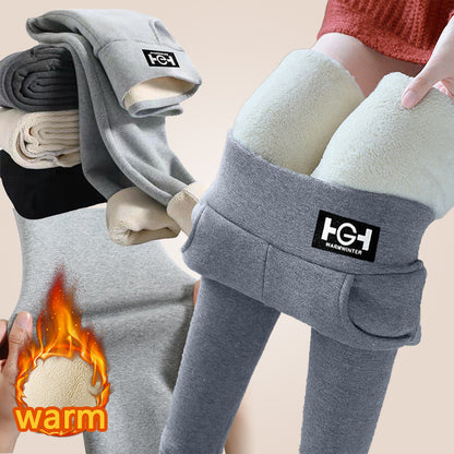 🌈🌟🔥Vásárolj 1-et, kapsz 2-t ingyen🔥【M-3XL】Vasson vastagított bársonyos juhgyapjúból készült felsőruházat, osztrák bársony őszi és téli leggings