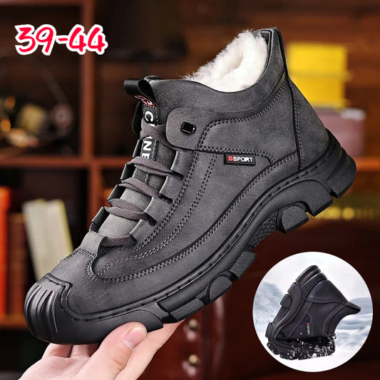 🔥💥【Különleges ajánlat✨】【39-44-es méretek】Szupermeleg, stílusos férfi téli csizma polár béléssel