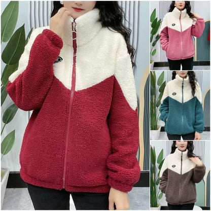 🔥【M-4XL】🐏Téli polár kabát, pamutkabát, vastagított pamut báránygyapjú kabát, meleg kabát