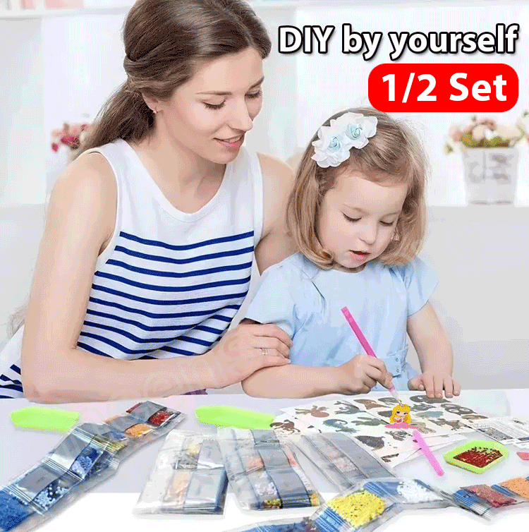 🧡👶5D strasszfestmény matricakészletek【24 részes készlet】