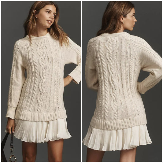 [S-3XL]💞Rochie elegantă tricotată pentru femei
