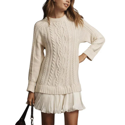 [S-3XL]💞Rochie elegantă tricotată pentru femei
