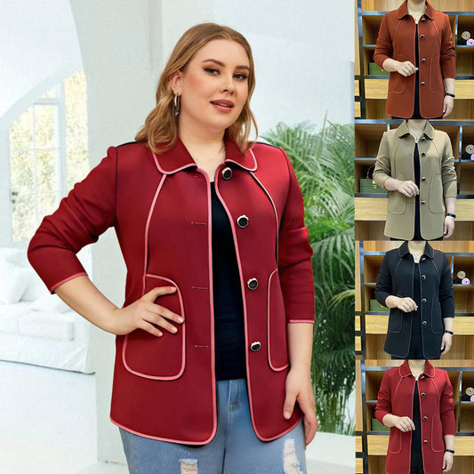 Féláron, korlátozott ideig 🎊【M-4XL méretek】2025-ös új modell: monokróm trikó modell galliano szegéllyel