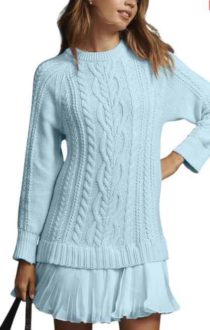 [S-3XL]💞Rochie elegantă tricotată pentru femei
