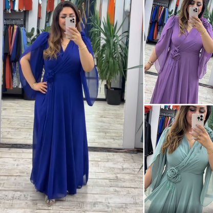 Akció👗【S-5XL】Új divatos ruha, klasszikus dizájn, elegáns és egyszerű