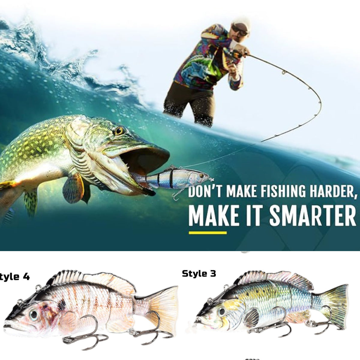 🔥Új szimulált horgászcsali tölthető LED világít🐟🐟