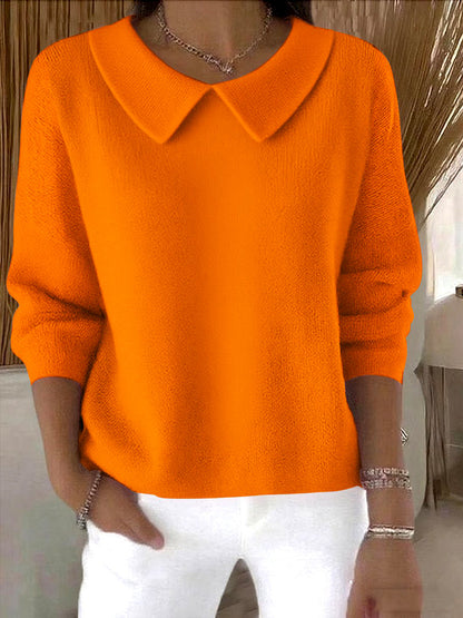 🔥【S-3XL】【Őszi újdonság】Kényelmes női felső hosszú ujjakkal és V-nyakkivágással – Meleg és stílusos