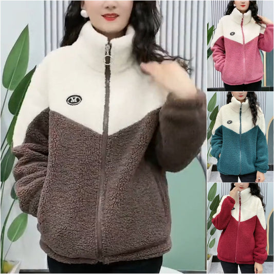🔥【M-4XL】🐏Téli polár kabát, pamutkabát, vastagított pamut báránygyapjú kabát, meleg kabát