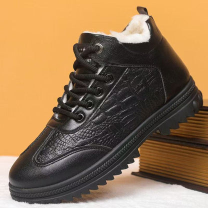 【39-44】🔥Férfi téli pamutcipő, polár béléssel és vastagítással, üzleti és hétköznapi használatra
