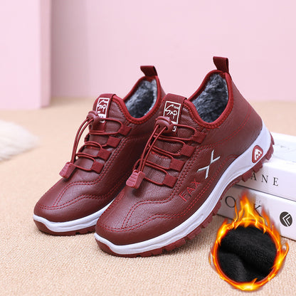 🔥💖【35-42】Kézzel készített női téli csizma valódi bőrből - Bársonyos fazon, csúszásgátló talp, maximális meleg