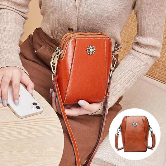 【🔥Vásároljon egyet egy ingyenes】✨Mini Crossbody táska puha bőrből