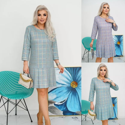💜💚【S-5XL】Kiváló minőségű divatos ruha