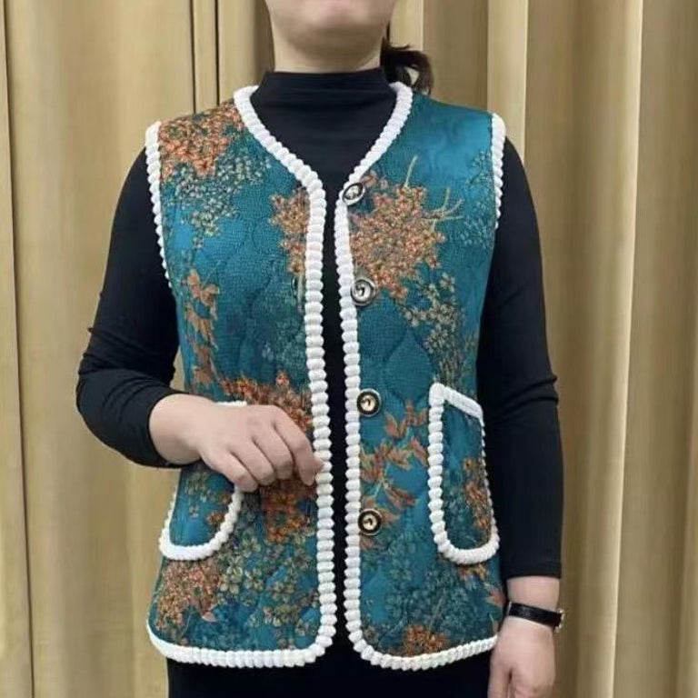 🌈【XL-5XL】2025 új őszi-téli női mellény, kardigán kabát, bársony és vastagabb