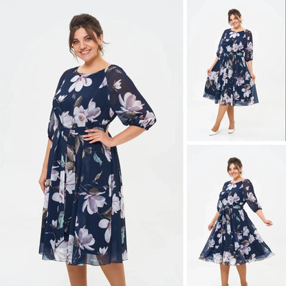【🥇Legkeresettebb】💥👗【S-5XL】2025 tavaszi új nyomtatási ruha