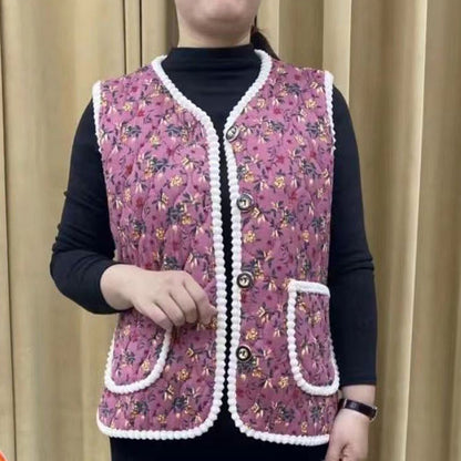🌈【XL-5XL】2025 új őszi-téli női mellény, kardigán kabát, bársony és vastagabb