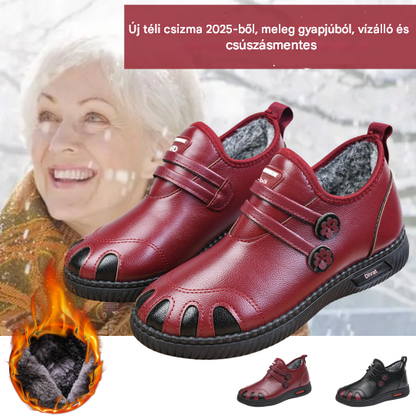 💥🔥【36-41】2025-ös új téli csizma, meleg gyapjú, vízálló és csúszásmentes