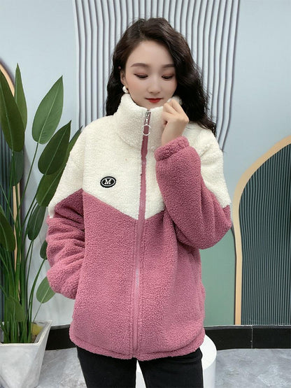 🔥【M-4XL】🐏Téli polár kabát, pamutkabát, vastagított pamut báránygyapjú kabát, meleg kabát